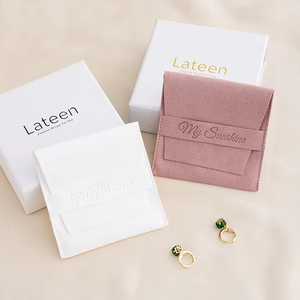Custom Logo High Quality Paper Sliding Drawer Jewelry Packaging <b>Box</b> <b>Gift</b> <b>Box</b> for <b>Earring</b> Necklace Ring Bracelet - Product Image 4