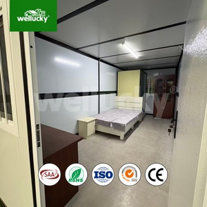 Casa Contenedor Plegable Moderna de 20 y 40 Pies, Casa Móvil de 1 Dormitorio, Casas Modulares Prefabricadas, Casas Pequeñas de Buena Calidad - Product Image 3