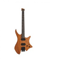 GTWT-01 Electric Guitar Modern Lightweight Headless Solid-body with Mahogany Wood and Matte Finish