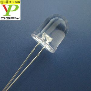 <span class=keywords><strong>LED</strong></span> à capuchon de dôme de 10mm de diamètre rouge vert bleu jaune blanc RGB clignotant avec résistances avec lentille diffuse de couleur 250 pièces par sac - Product Image 6