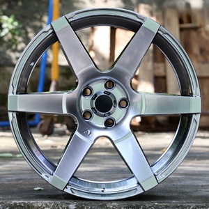 Llantas de Aleación de Aluminio Personalizadas al por Mayor de 17-18 Pulgadas, Acabado Plateado, Diseño de Seis Radios para Golf 4, Accord, Jia Mei, <span class=keywords><strong>Freeda</strong></span>, Sonata - Product Image 2