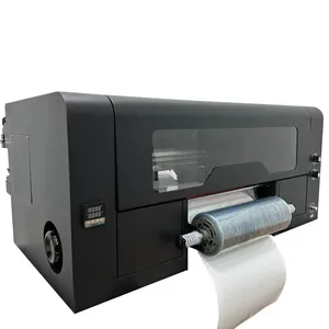 Imprimante Dtf UV A3 imprimante d'étiquettes d'estampage à chaud imprimante de film UV DTF autocollant cristal avec vernis machine d'impression UV DTF 30cm