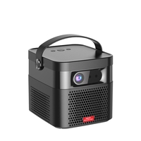 Projecteur DLP Mini Daqu de Haute Qualité K5 Android 9 OS 4K pour Extérieur, 350 Lumens ANSI, 2 Go 32 Go, Haut-parleur Bluetooth Stéréo, Lecteur Multimédia