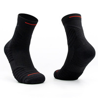 Chaussettes de Basketball Professionnelles pour Hommes, Tricotées, Anti-Transpiration, Antibactériennes, Épaissies, Antidérapantes et Respirantes
