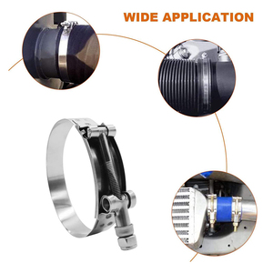 Phần 2 kẹp ống kẹp với buộc Lugs din3017 304 thép không gỉ đôi đã kết thúc mạnh mẽ họng kẹp - Product Image 2