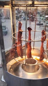 Gas/eléctrico rotativo cerdo pato <span class=keywords><strong>pollo</strong></span> pescado asador carne horno para asar - Product Image 6