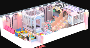 Equipo de juegos interior suave con tobogán, piscina de pelotas y zona de escalada para niños de uso comercial - Product Image 5