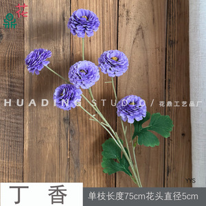Fleurs artificielles en soie Hua Ding Studio, couleurs mélangées, faites à la main, décoration de mariage - Product Image 5