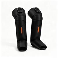 Masajeador de compresión de aire para piernas completas OEM/ODM con vibración y calor, envoltura digital para rodilla, pantorrilla y pie, control digital para la circulación sanguínea y terapia del dolor