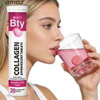 Complément multivitaminé OEM/OBM/ODM, collagène, vitamine C, comprimés effervescents pour la peau