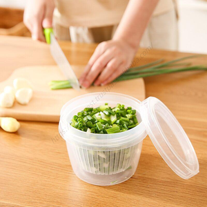 Organizador de Verduras para Cocina DD1105, Contenedor de Plástico Sellado para Guardar Ajo y Cebolla en el Refrigerador, Mantiene Frescos los Productos - Product Image 3