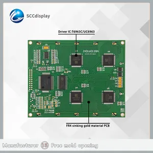 Groothandel 160*128 Grafische Lcd-Scherm Jxd160128a Stn Negatieve Lcm Module Lcd T6963c/Uc6963 Fabrikant Goedkope Groothandel Lcd