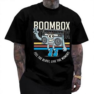 Camiseta Unisex Divertida y Bonita con Cuello Redondo, Camiseta con Estampado para Regalo para Padre, Hecha en EE. UU., Modelo MBT-1120216213A03 - Product Image 1