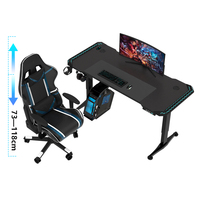 Table d'ordinateur électrique AOR ESPORT, table de bureau moderne à hauteur réglable, bureau de direction pour adolescents
