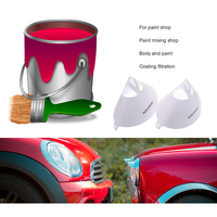 200*150mm 190 microns blanc jetable cabine de peinture filtre à Air peinture passoire peinture papier passoires pour peinture de voiture