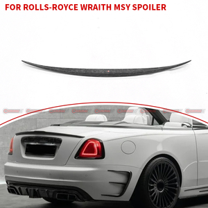 Nouvel arrivage : Kit de spoiler arrière en fibre de carbone sèche pour Rolls Royce Wraith, style MSY, aileron arrière type bec de canard, accessoires pour véhicules - Product Image 4