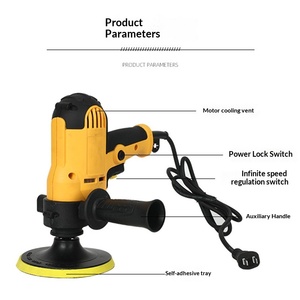 Lucidatrice Elettrica Portatile Industriale per Auto e <span class=keywords><strong>Mobili</strong></span> in Legno Massello, 220V, Leggera 1,6kg - Product Image 4