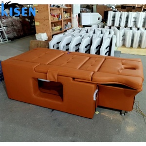 KISEN Factory Custom Salon Hair Wash Head Spa <b>Bed</b> Electric Backrest Lift Pedicure Massage Chair Good Quality Shampoo <b>Bed</b> - Product Image 6