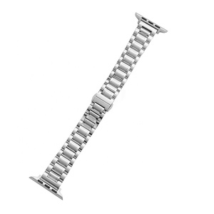 <span class=keywords><strong>Bracelet</strong></span> de <span class=keywords><strong>montre</strong></span> élégant en acier inoxydable avec fermoir déployant pour femmes, 20 mm 22 mm, <span class=keywords><strong>bracelet</strong></span> de <span class=keywords><strong>montre</strong></span> intelligente en métal pour Apple Watch 1 2 3 4 5 6 7 - Product Image 5
