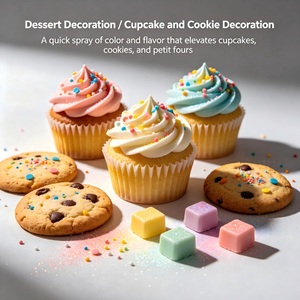 <span class=keywords><strong>Colorant</strong></span> <span class=keywords><strong>alimentaire</strong></span> en gel pulvérisable vibrant avec pigment à texture fine pour la décoration de gâteaux d'anniversaire et de fleurs - Product Image 4