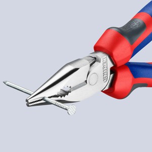 KNIPEX 08 25 145 <b>Needle</b>-<b>Nosed</b> Combination <b>Pliers</b> with Comfort Handles chrome plated 145 mm - Product Image 3