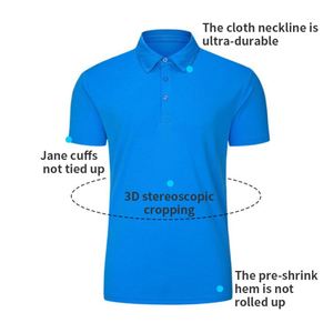 Polo de golf personnalisé pour homme, vêtements d'affaires pour événements, polyester, séchage rapide, pour le sport - Product Image 2