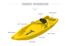 SEAFLO Chinese Trade Assurance OEM Adult row boat fornitore 2 persone 8 gradi Kayak canoa in vendita genitore-figlio surf opzionale - Product Image 6