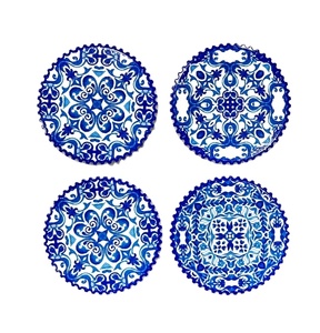 Personalized Heat Resistant Absorbent Flower Bohemian Mandala Kitchen Mat Ceramic <b>Coaster</b> <b>for</b> <b>Drinks</b> Mats - Product Image 2