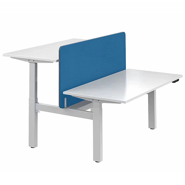 Modern Dual Motor Office Table  Ergonomic Office Desks Electric Height Adjustable Standing Desk with Metal Legs Office Furniture