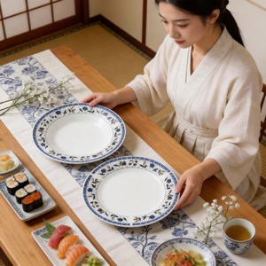Juego de Vajilla de Porcelana China HARVIT de Diseño Clásico de 18 Piezas - Origen Guangxi Económico para los Mercados Europeo y Español - Product Image 3