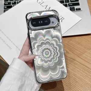 Funda de TPU suave con diseño floral brillante para Google <span class=keywords><strong>Pixel</strong></span> 10 Pro XL 5G 9A 8 8A 7 7A 6 <span class=keywords><strong>6A</strong></span>, cubierta trasera chapada para teléfono móvil - Product Image 5