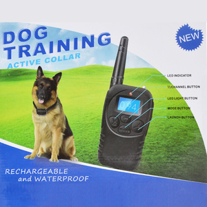Wodondog Control remoto eléctrico choque de perro <span class=keywords><strong>Collar</strong></span> de entrenamiento recargable impermeable perro <span class=keywords><strong>Collar</strong></span> de entrenamiento con vibración/impacto/ - Product Image 3