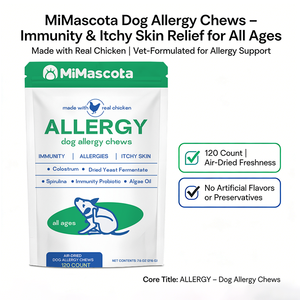 Friandises à mâcher séchées à l'air <span class=keywords><strong>pour</strong></span> chiens allergiques - 120 unités - Supplément naturel anti-démangeaisons avec <span class=keywords><strong>spiruline</strong></span> et huile d'algues <span class=keywords><strong>pour</strong></span> peaux irritées - Product Image 2