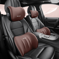 Polyester-Memory-Schaum Lendenwirbelstütze Kopfstützkissen Auto-Sitz Nackenstützkissen Atmungsaktives Weiches Universelles Auto-Innenraum-Zubehör