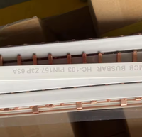 Barres de distribution électriques en cuivre KINEE HC301 2P, bornes 2P 3P 4P 63A Type U 220V/380V, 24 prises, équipement de distribution d'énergie 1.5*7"