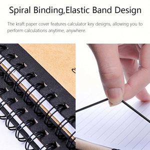 Cuaderno Multifuncional Premium para Oficina y Estudiantes, Calculadora Portátil con Energía Solar, Papel Creativo para Escribir - Product Image 5