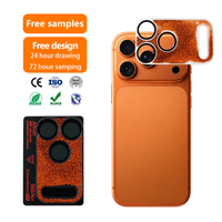 Protection d'objectif d'appareil photo pour iPhone 17 Pro Max, film protecteur en verre lumineux pour anneau de caméra arrière