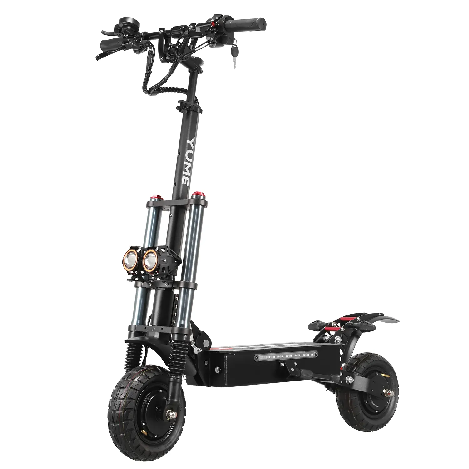 YUME Y10 produttore cinese grande potenza 2 ruote scooter elettrico pieghevole escoter adulto con 10 pollici grasso pneumatico