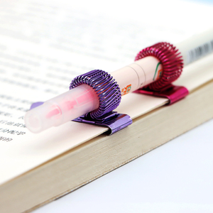 Organizer per appunti per Notebook a molla singola con anello in metallo con supporto per penna color metallizzato graffette di qualità Premium - Product Image 3