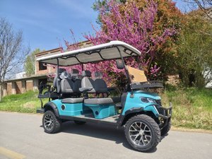 Productos Más Vendidos, Carro de Golf de Lujo con Motor de 4kw, Neumáticos, Velocidad de 50 Km/h, Autonomía de 70-90 km, 6 Asientos - Product Image 4