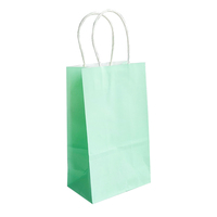 Sac en papier blanc faisant la machine pour les sacs de partie macaron-colorés avec la manipulation extérieure d'impression offset