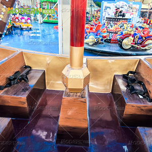 Moderna Atracción de Barco Pirata de Fibra de Vidrio de Diseño Innovador para Niños, para Parques de Diversiones, Interiores y Exteriores, Luna Park - Product Image 3