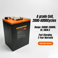 Batterie de scooter rechargeable au lithium professionnelle 72v 60Ah 40Ah 80Ah Batterie Li-ion Batterie Lifepo4 Batterie EV pour moto électrique