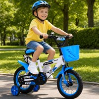 Vélo pour enfants de 16 pouces au prix le plus bas / Vente en ligne de vélos pour enfants en Chine / Vélo pour enfants à quatre roues de 16 pouces avec cadre en acier et roues pneumatiques pour bébé