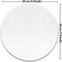 Tapis de souris blanc vierge antidérapant pour sublimation, vente en gros d'usine