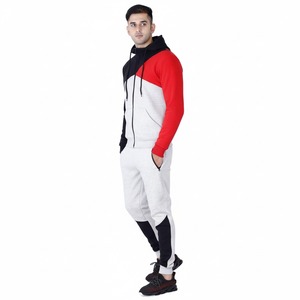 Vente en gros de survêtements pour hommes 100% coton de haute qualité ensemble de vêtements de sport grande taille - Product Image 1