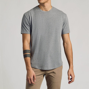 Men's T-shirt Casual Short Sleeve T-shirts Summer Outdoor Street Male <strong>Clothing</strong> Round Neck Solid Printed Sports Fashion - Product Image 4