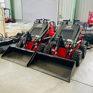 Industrial Free Shipping Compact Crawler Mini Skid Steer New <b>Stand</b> Epa 5 Small Front End with Attachments Durable - Product Image 2