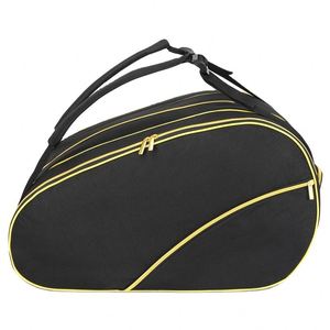 Sac de tennis Oxford grand format BSCI avec fermeture éclair, léger, sac à dos de transport, poche de rangement pour chaussures, compartiment séparé pour raquettes - Product Image 5