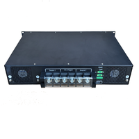 Commutateur de transfert statique monophasé à double alimentation en métal intelligent STS 100A 220V 22KVA 2U pour montage en rack, destiné à l'industrie électrique et aux centres de données